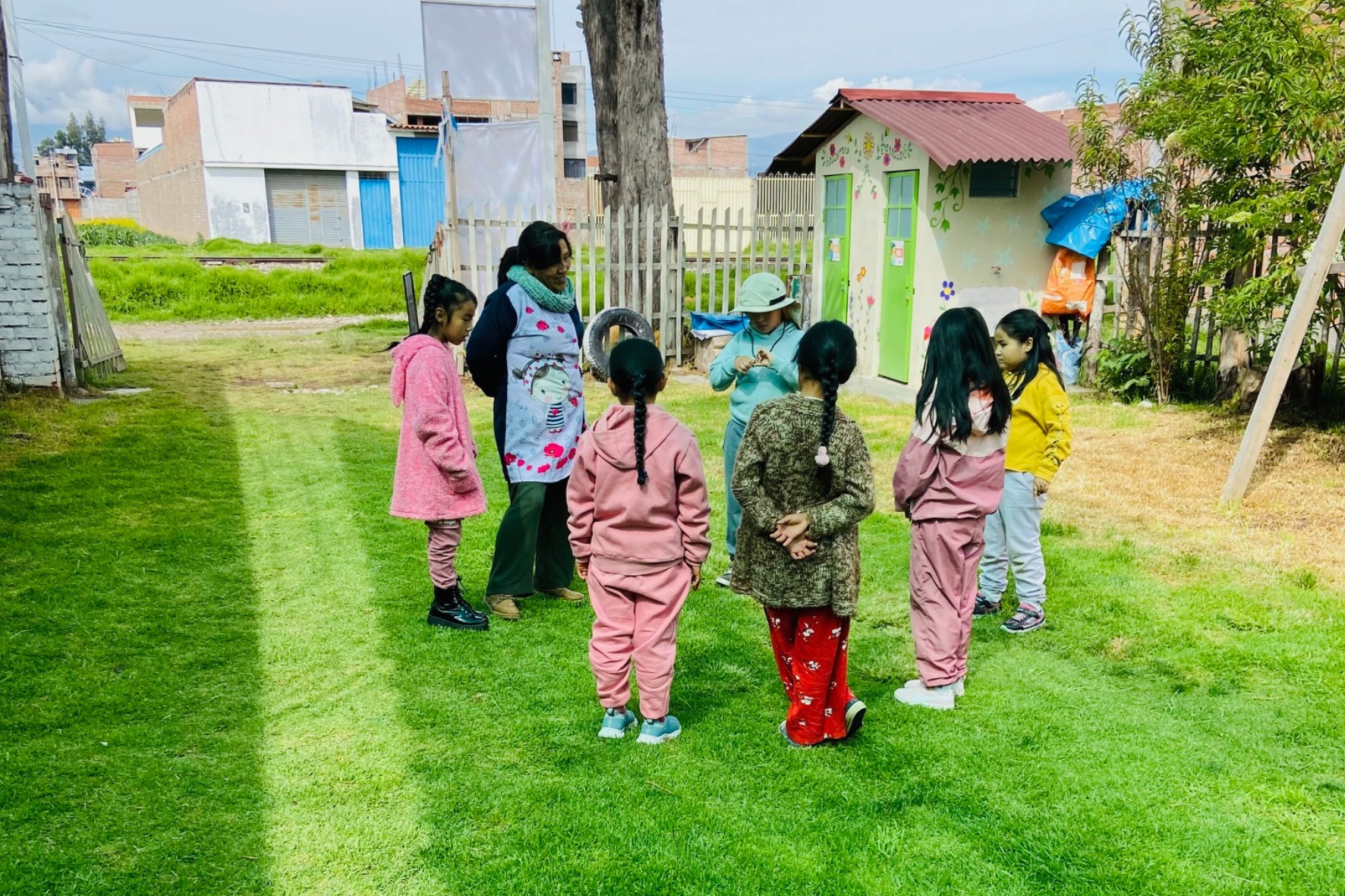 Niños jugando en El Molinete